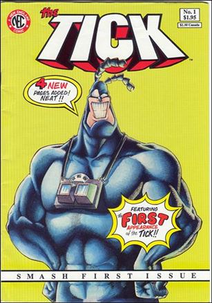 Tick (1988) issue 1-D Yellow Background Cover (3rd Printing)