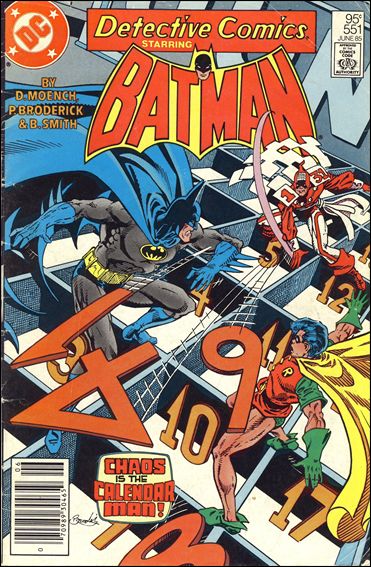 Detective Comics (1937) issue 551-B Canadian Price Cover