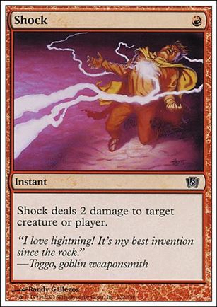 Magic the Gathering: 8th Edition (Base Set) card 222 Shock