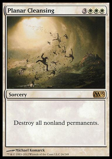 Magic the Gathering: 2013 Core Set (Base Set) card 26 Planar Cleansing