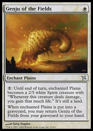 Magic the Gathering: Betrayers of Kamigawa (Base Set) card 5 Genju of the Fields