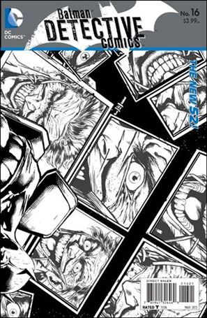 Detective Comics (2011) issue 16-D Wraparound 1:25 Black and White Cover