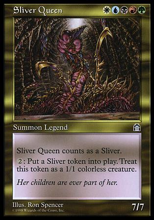 Magic the Gathering: Stronghold (Base Set) card 141 Sliver Queen