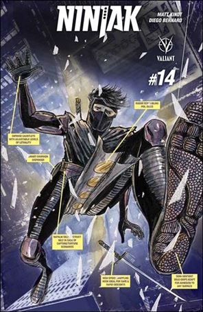 Ninjak (2015) issue 14-F Matt Kindt 1:20 Cover