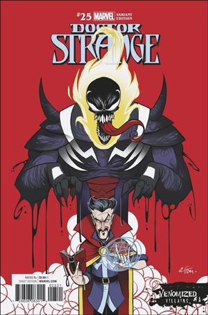 Doctor Strange (2015) issue 25-B Gustavo Duarte Venomized Villains Cover