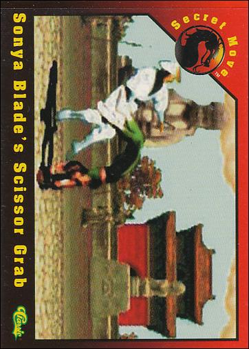 Mortal Kombat (Base Set) card 65 Sonya Blade's Scissor Grab