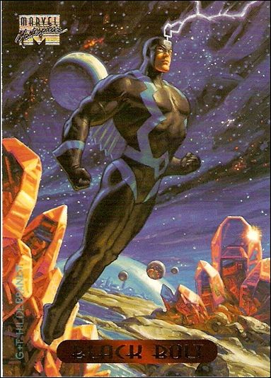 1994 Marvel Masterpieces (Base Set) card 5 Black Bolt