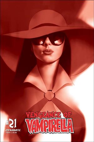 Vengeance of Vampirella (2019) issue 21-M Ben Oliver 1:40 Red Tint Cover