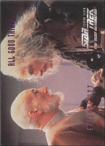 Star Trek: The Next Generation - The Episode Collection Season Seven (Base Set) card 719 All Good Things..., Episode 177-B