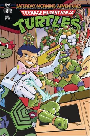 Teenage Mutant Ninja Turtles: Saturday Morning Adventures Continued issue 8-B Travis Hymel Cover