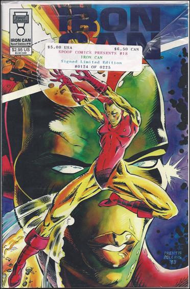 Spoof Comics Presents issue 18-B Iron Can Signed Limited Edition 1/225