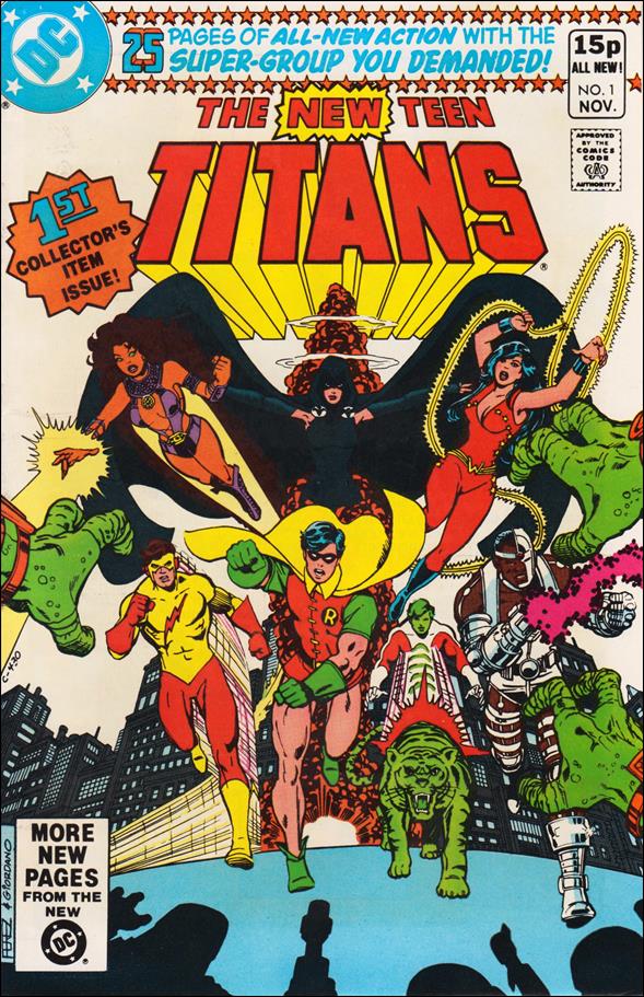 New Teen Titans (1980) issue 1-B UK Price Cover