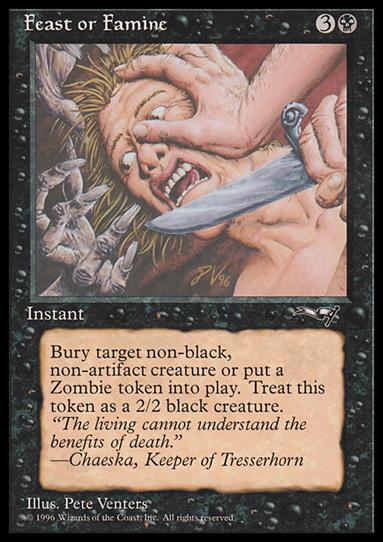 Magic the Gathering: Alliances (Base Set) card 49-B Feast or Famine