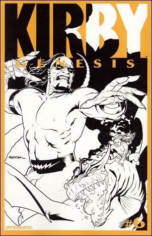 Kirby: Genesis issue 6-C Ryan Sook Black and White Cover