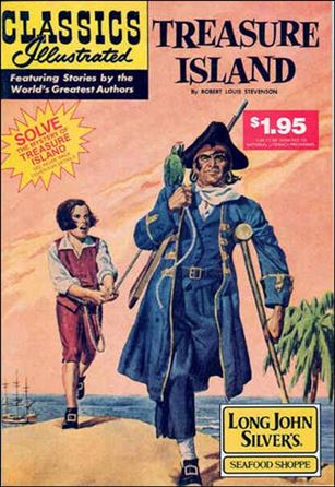 Classic Comics/Classics Illustrated issue 64-P Long John Silver's Seafood Shoppe Edition