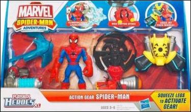 Marvel Spider-Man Adventures (Vehicles and Playsets) figure 1 Action Gear Spider-Man