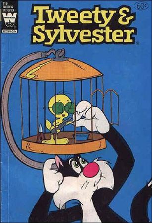 Tweety and Sylvester (1963) issue 118-B White Logo