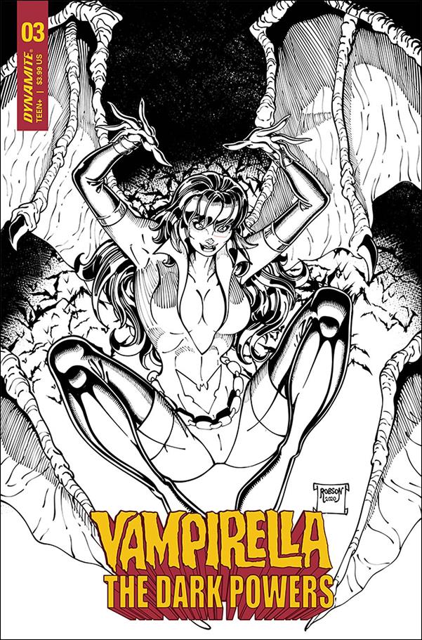 Vampirella: The Dark Powers issue 3-G Will Robson 1:10 Black & White Cover