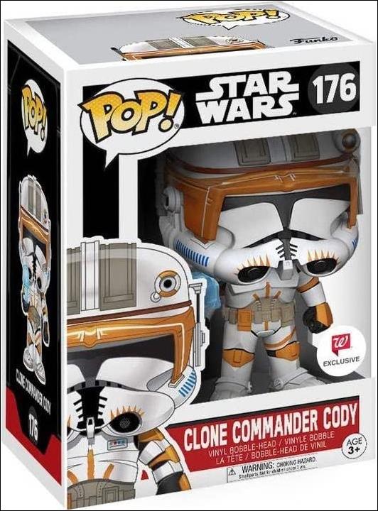 POP! Star Wars figure 176 Clone Commander Cody Walgreens Exclusive