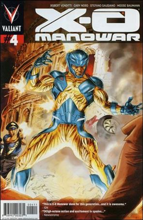 X-O Manowar (2012)  issue 4 Doug Braithwaite Cover