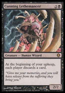 Magic the Gathering: Shards of Alara (Base Set) card 69 Cunning Lethemancer
