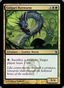 Magic the Gathering: Duel Decks: Izzet vs. Golgari (Base Set) card 63 Golgari Rotwurm