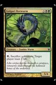 Magic the Gathering: Duel Decks: Izzet vs. Golgari (Base Set) card 63 Golgari Rotwurm