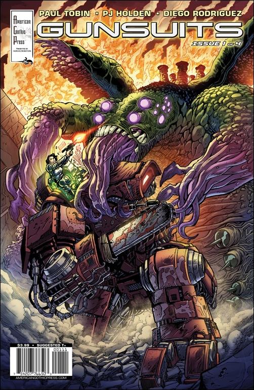 Famous Monsters Presents: Gunsuits issue 1 P.J. Holden Cover