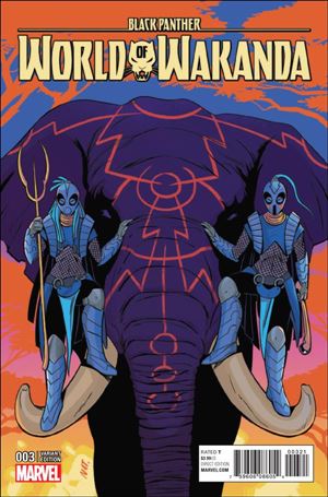 Black Panther: World of Wakanda issue 3-B Natacha Bustos Cover