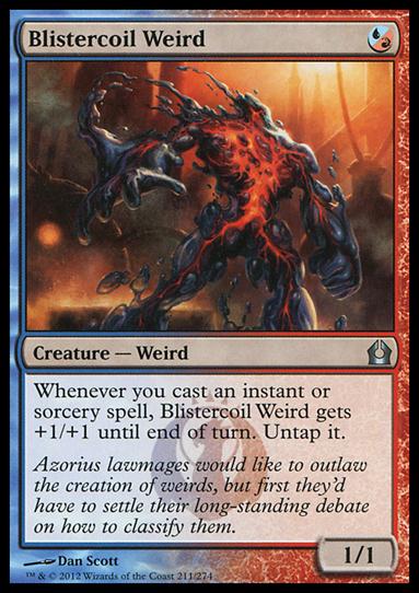 Magic the Gathering: Return to Ravnica (Base Set) card 211 Blistercoil Weird