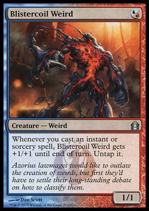 Magic the Gathering: Return to Ravnica (Base Set) card 211 Blistercoil Weird