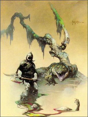 Frazetta II: The Legend Continues  (Base Set) card 77 Death Dealer 4