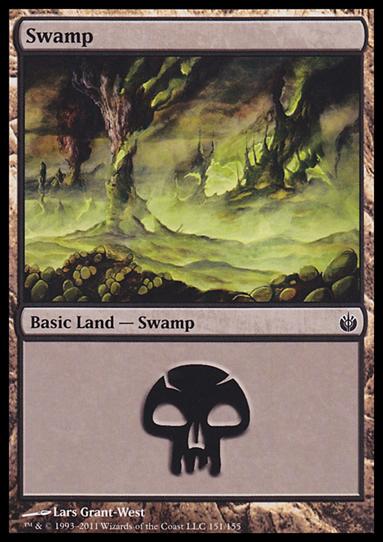 Magic the Gathering: Mirrodin Besieged (Base Set) card 151 Swamp