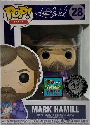 POP! Icons figure 28 Mark Hamill (Joker) DesignerCon Exclusive