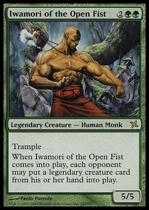 Magic the Gathering: Betrayers of Kamigawa (Base Set) card 130 Iwamori of the Open Fist