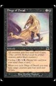 Magic the Gathering: Onslaught (Base Set) card 138 Dirge of Dread