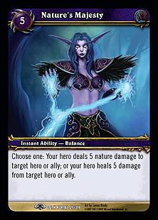 World of Warcraft: Through the Dark Portal (Base Set) card 25 Nature's Majesty