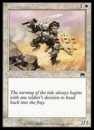 Magic the Gathering: Onslaught (Base Set) card 31 Glory Seeker