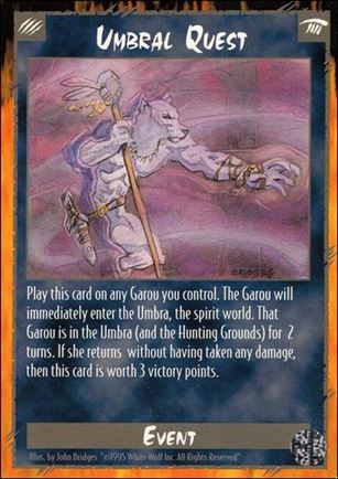 Rage Limited (Base Set) card 290 Umbral Quest 