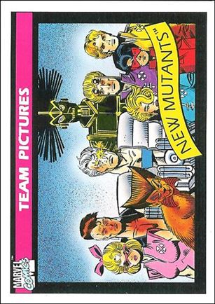 Marvel Universe: Series 1 (Base Set) card 142 New Mutants