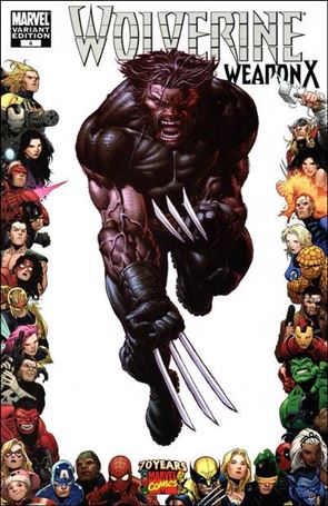 Wolverine: Weapon X issue 4-C David Finch 1:10 70th Frame Cover