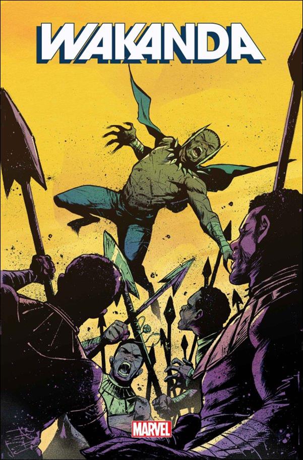 Wakanda issue 4-B Sanford Greene Cover