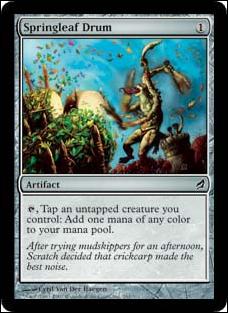Magic the Gathering: Lorwyn (Base Set) card 261 Springleaf Drum