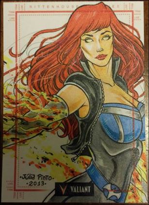 2013 Valiant Comics Preview Trading Card Set (Sketch Card Subset) card JP-01