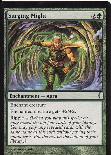 Magic the Gathering: Coldsnap (Base Set) card 125 Surging Might