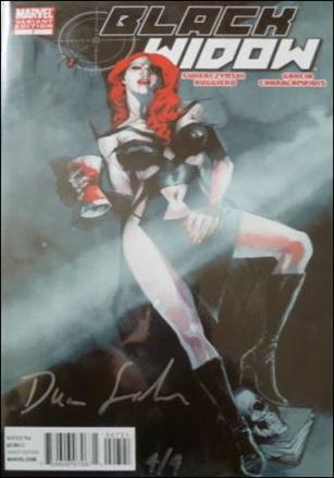 Black Widow (2010) issue 7-D DF S. Perger Cover (Sgd by D. Swierczynski) 1/4
