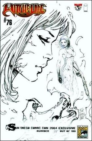 Witchblade (1995) issue 76-C San Diego Comic-Con Sketch Cover 1/100