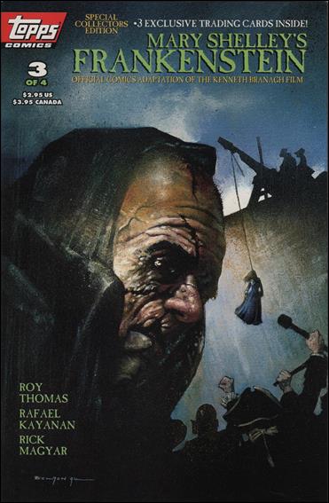 Mary Shelley's Frankenstein issue 3-B Unbagged John Bolton Cover