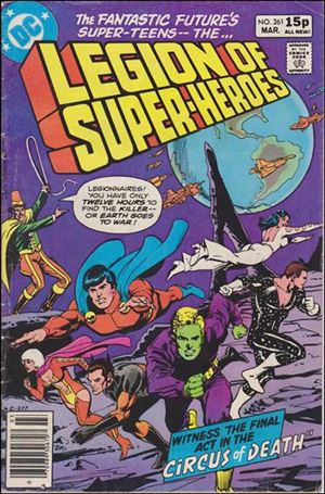 Legion of Super-Heroes (1980) issue 261-C UK Price Cover