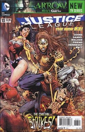 Justice League (2011) issue 13 Tony Daniel Standard Cover
